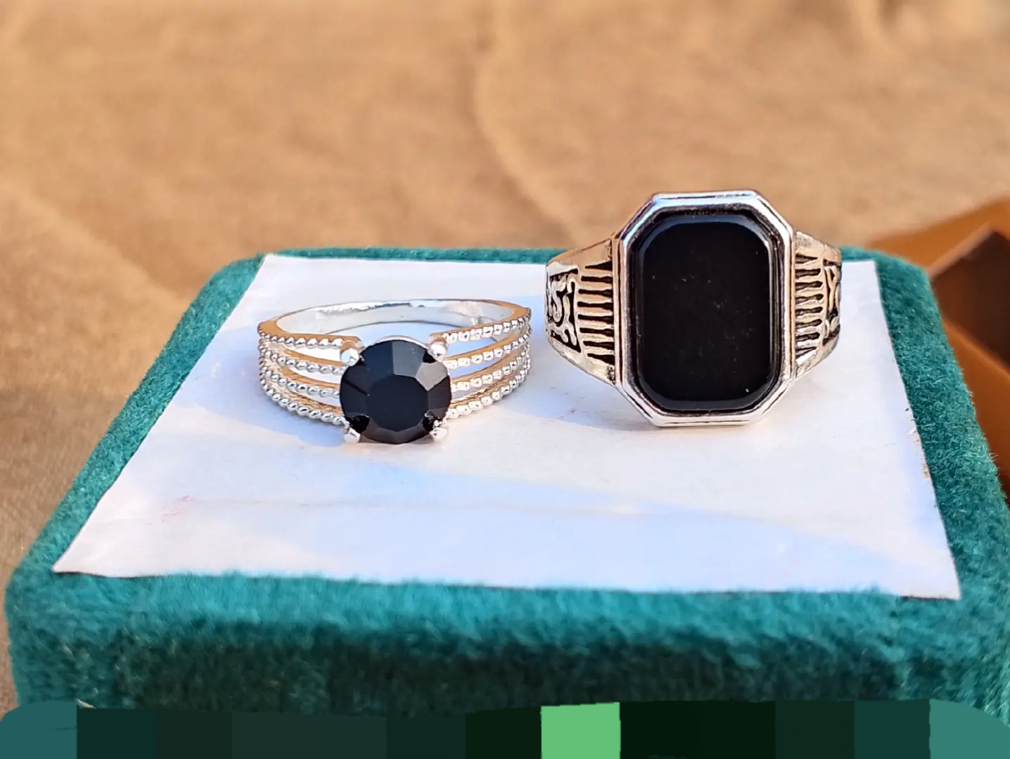 Romantic Matching Couple Rings – Perfect Promise Set