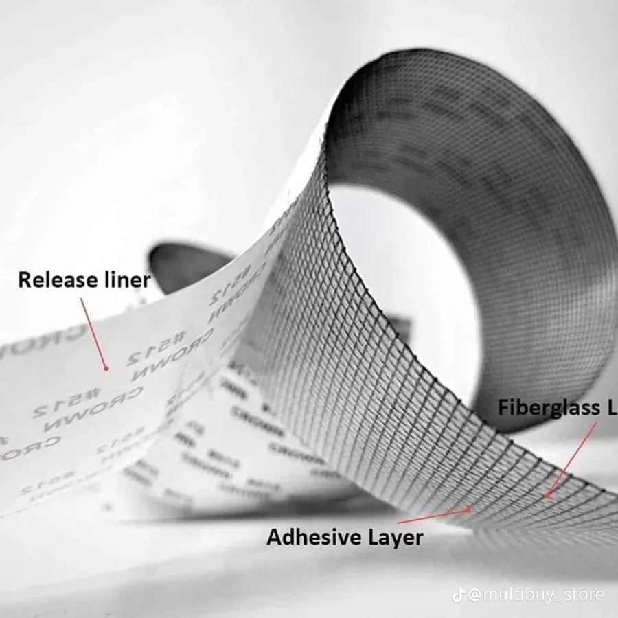 Net Repairing Window Tape, Self-Adhesive Mosquito Screen Repair Tape, Sticker Tape For Repair Holes Tears