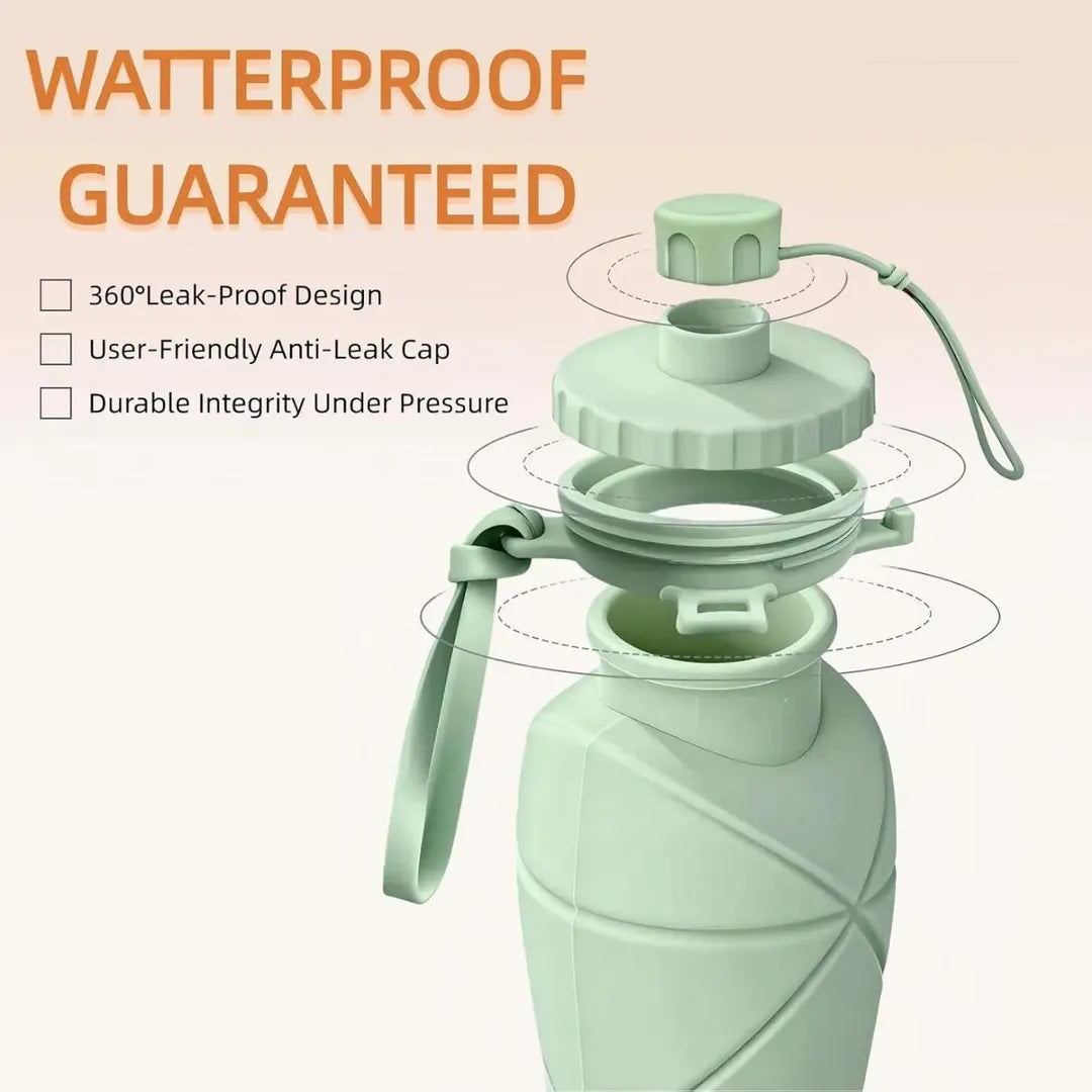 Collapsible Silicone Water Bottle