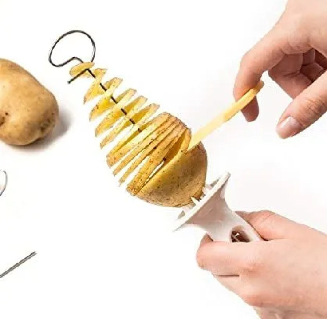 Whirlwind Potato Spiral Cutter Potato Tower Making Machine Vegetable Slicer