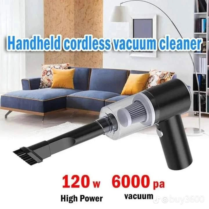 Portable Mini Wireless Car Vacuum Cleaner, Wet Dry Dual Use Handheld Auto Vacuum Cleaner