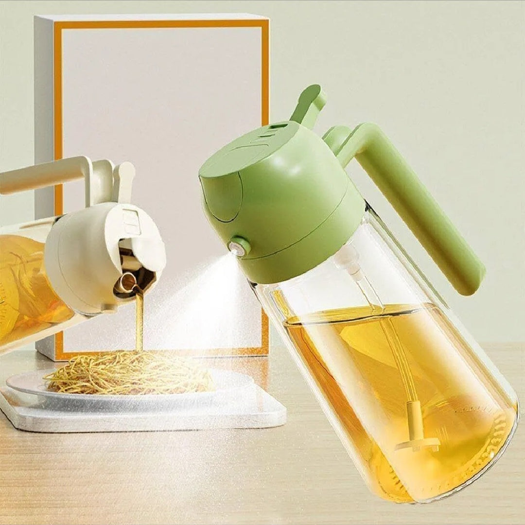 2 in 1 Oil Sprayer & Dispenser Bottle