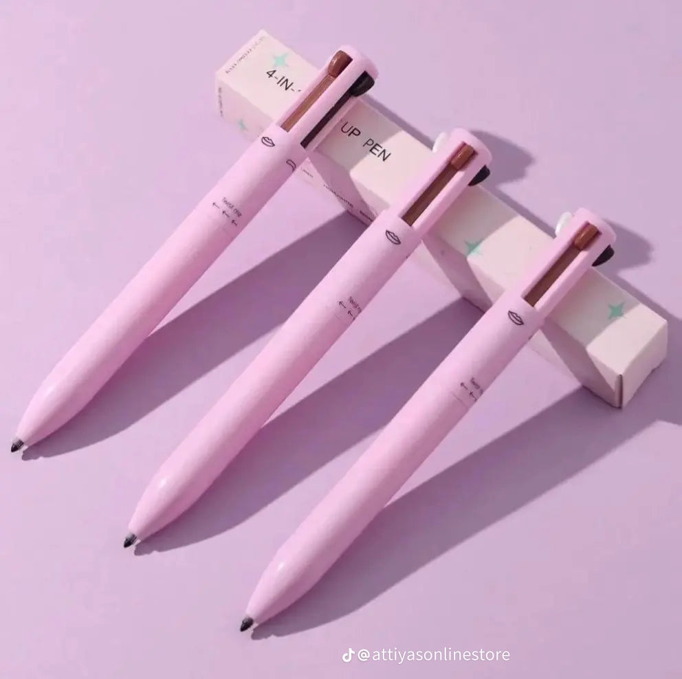 4in1 Makeup Pen Eyeliner Lip Liner Eyebrow Pencil Highlighter