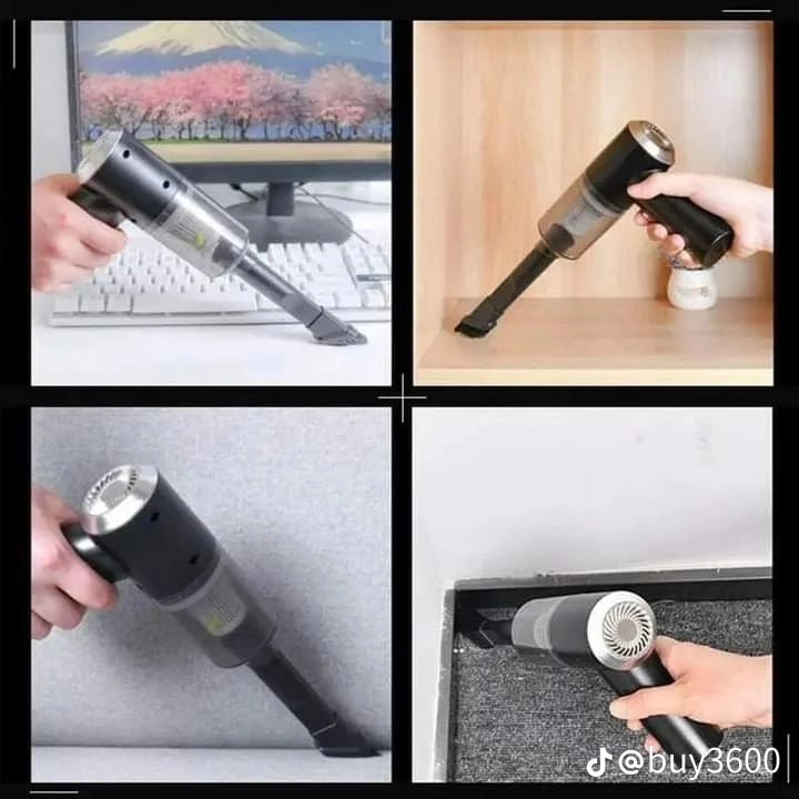 Portable Mini Wireless Car Vacuum Cleaner, Wet Dry Dual Use Handheld Auto Vacuum Cleaner