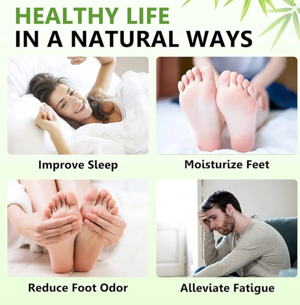 Foot Patches | Natural Detox Foot Pads | Feet Detox Pads Deep Cleansing for Impurity Removal & Deep Sleep | Relaxation Enhance Blood Circulation