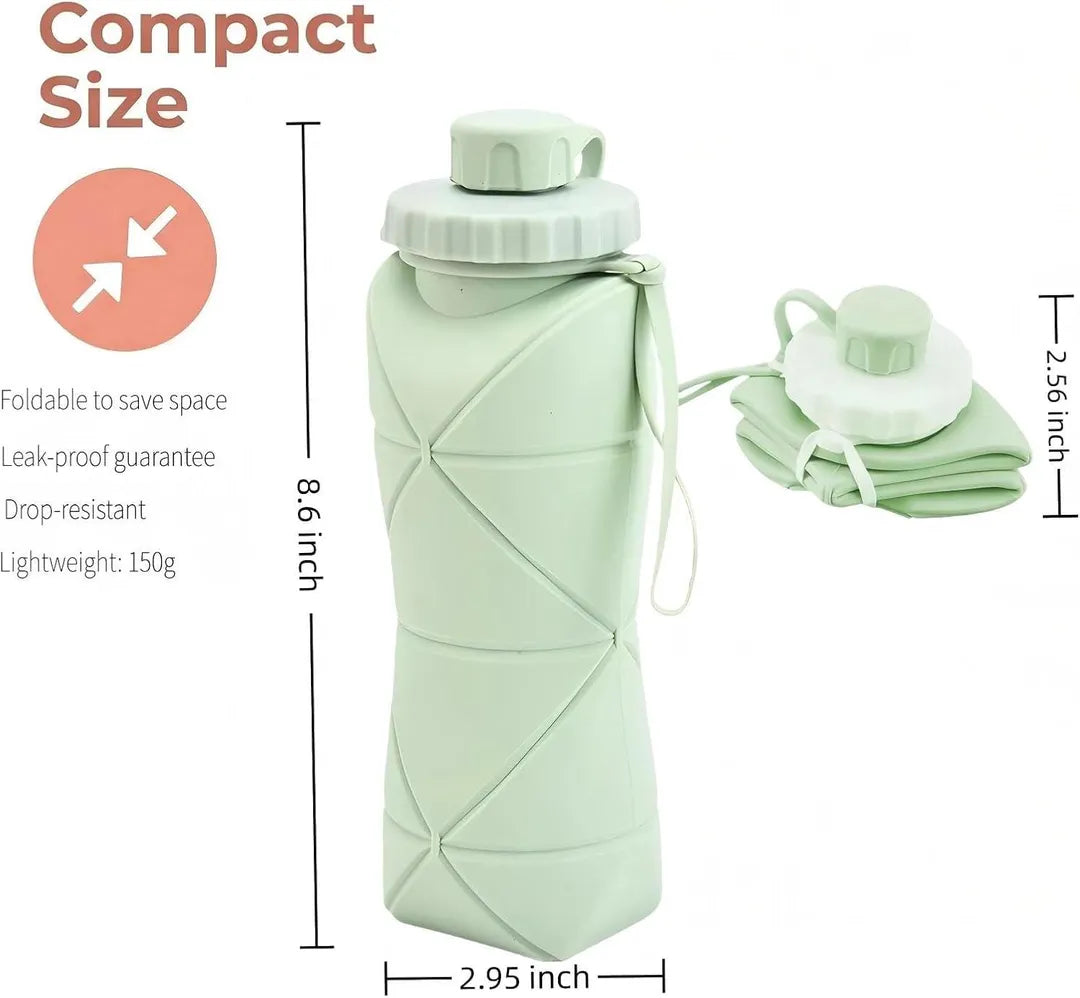 Collapsible Silicone Water Bottle