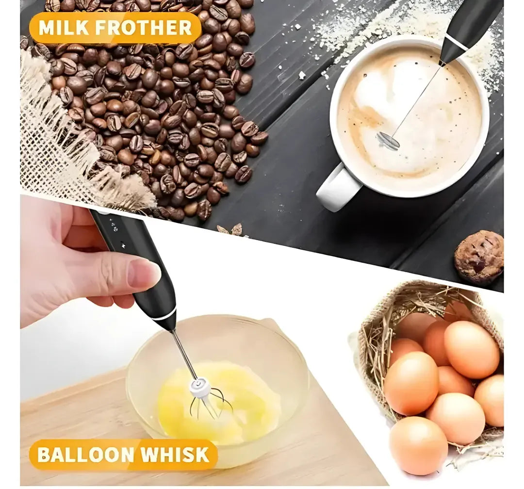 2 In 1 Coffee Egg Beater Rechargeable