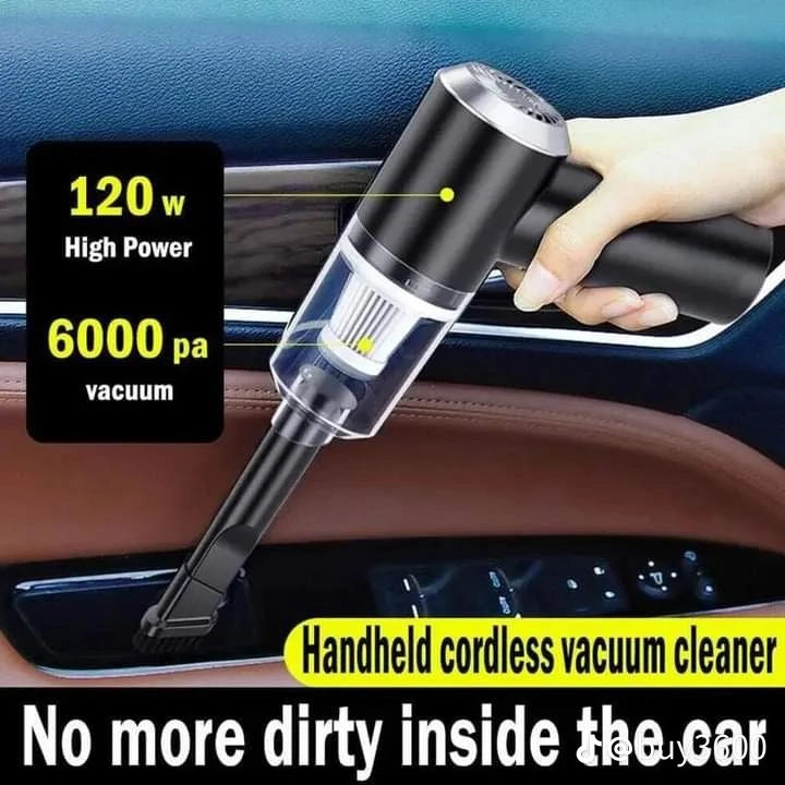Portable Mini Wireless Car Vacuum Cleaner, Wet Dry Dual Use Handheld Auto Vacuum Cleaner