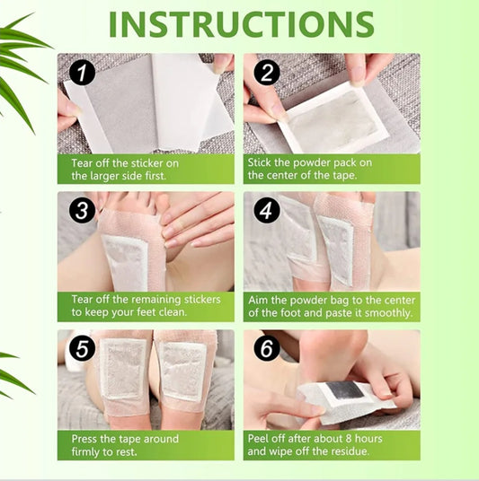 Foot Patches | Natural Detox Foot Pads | Feet Detox Pads Deep Cleansing for Impurity Removal & Deep Sleep | Relaxation Enhance Blood Circulation